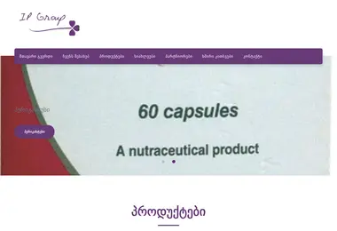 Скриншот ipgroup.ge