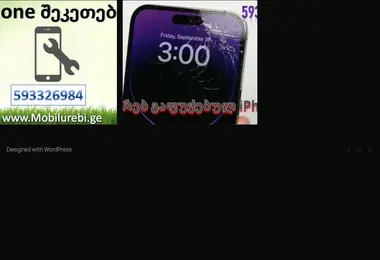 Screenshot of iphone-service.ge