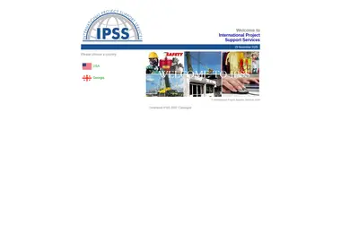 Screenshot of ipss.ge