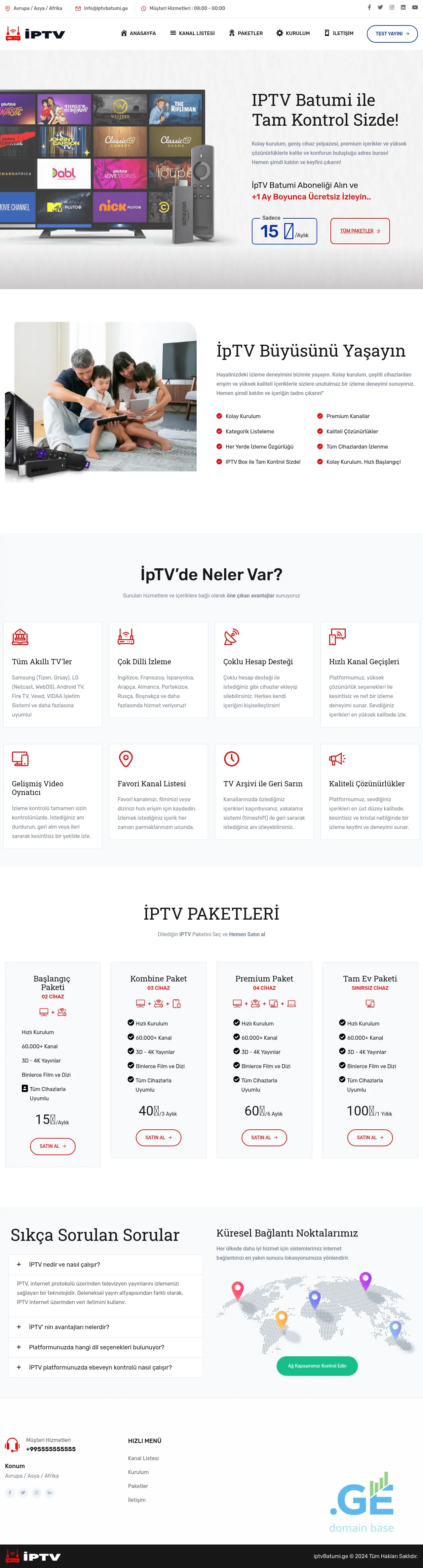 Screenshot of the site iptvbatumi.ge