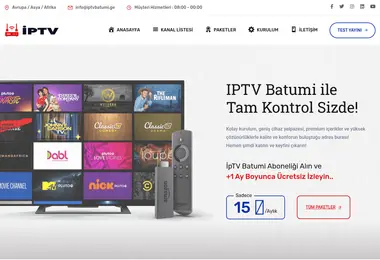 Screenshot of iptvbatumi.ge