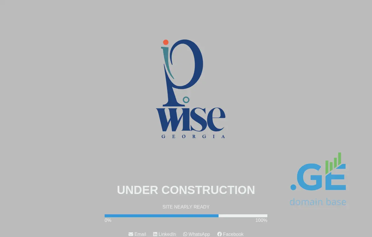 Screenshot of the site ipwise.ge at 2025-10-08
