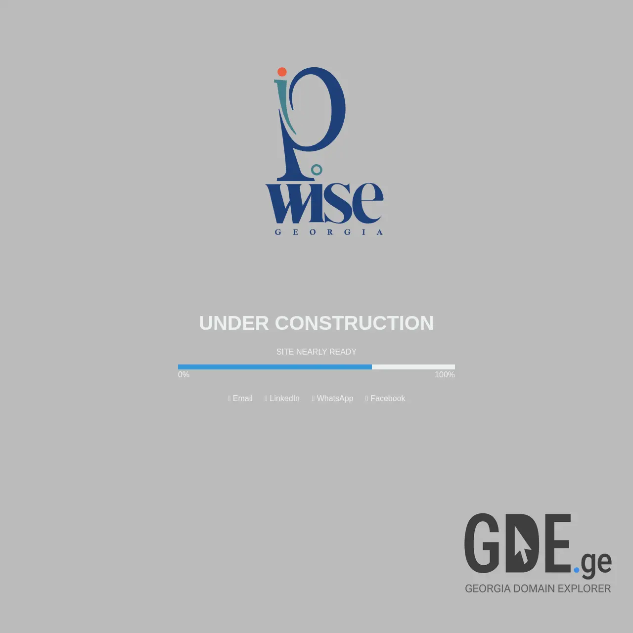 Screenshot of the site ipwise.ge at 2025-12-10