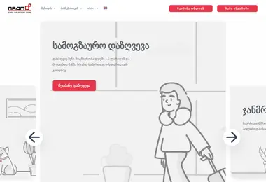 Screenshot of irao.ge