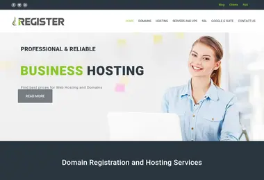 Screenshot of iregister.ge