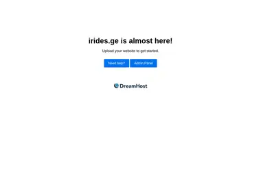 Screenshot of irides.ge
