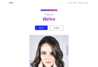 Screenshot of irma.ge