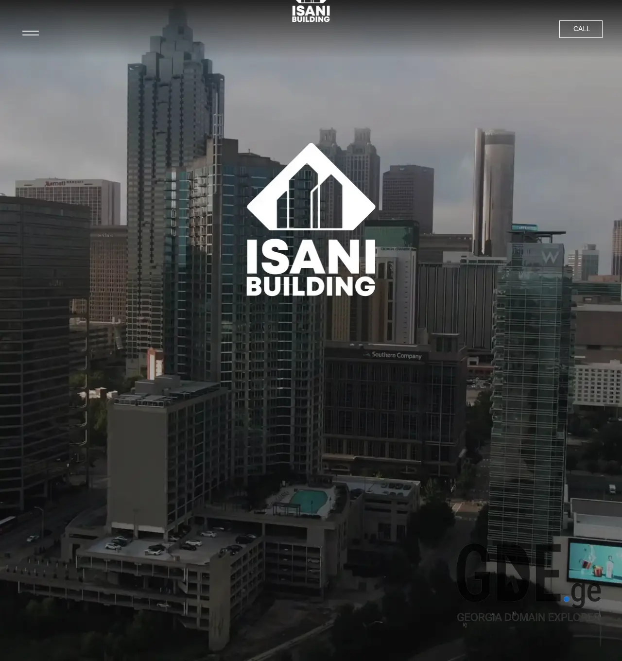 Screenshot of the site isanibuilding.ge at 2025-11-29