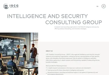 Screenshot of iscg.ge