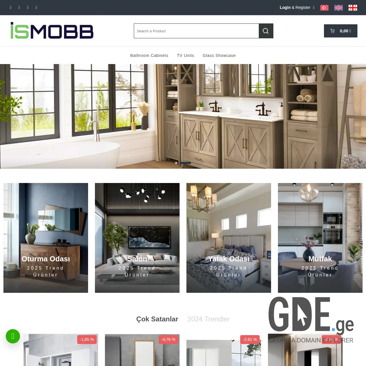 Screenshot of the site ismobb.ge at 2025-12-09