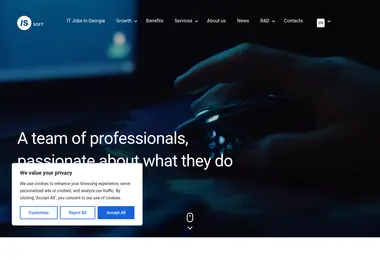 Screenshot of issoft.ge