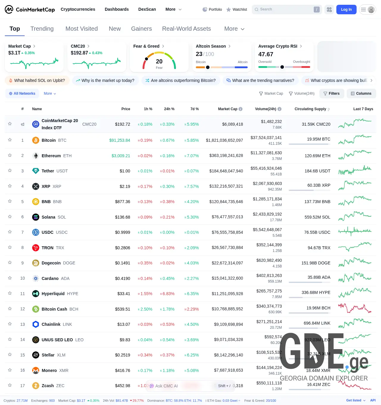 Screenshot of the site istaff.ge at 2025-11-30