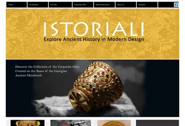 Screenshot of istoriali.ge