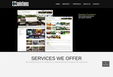 Screenshot of it-solutions.ge