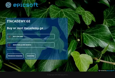 Скриншот itacademy.ge