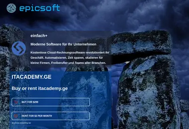 Screenshot of itacademy.ge