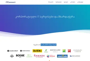 Screenshot of itconnect.ge