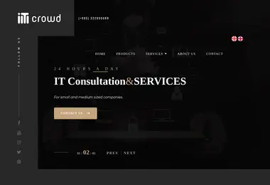 Скриншот itcrowd.ge