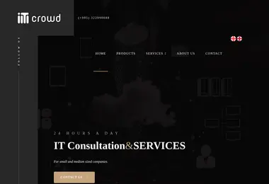 Скриншот itcrowd.ge