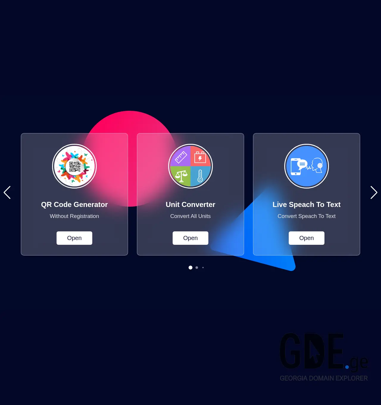 Screenshot of the site itdata.ge at 2025-11-30