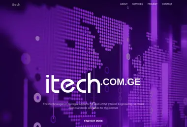 Screenshot of itech.com.ge