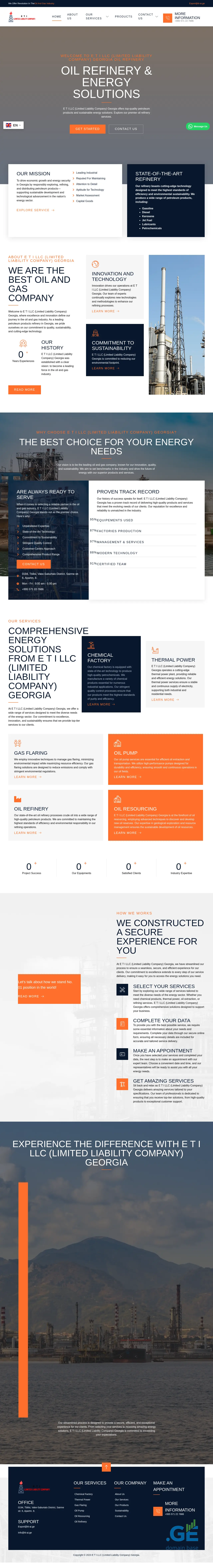 Screenshot of the site iti-ai.ge