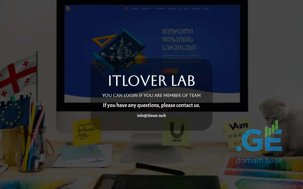 Screenshot of the site itlover.ge