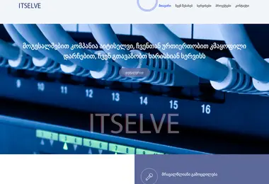 Screenshot of itselve.ge