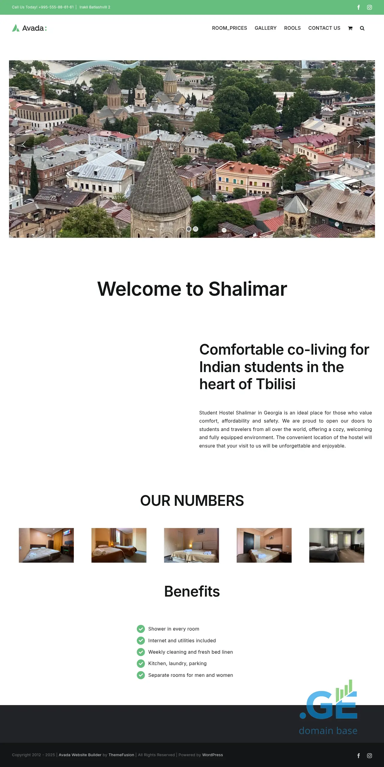 Screenshot of the site ittt.ge at 2025-10-08