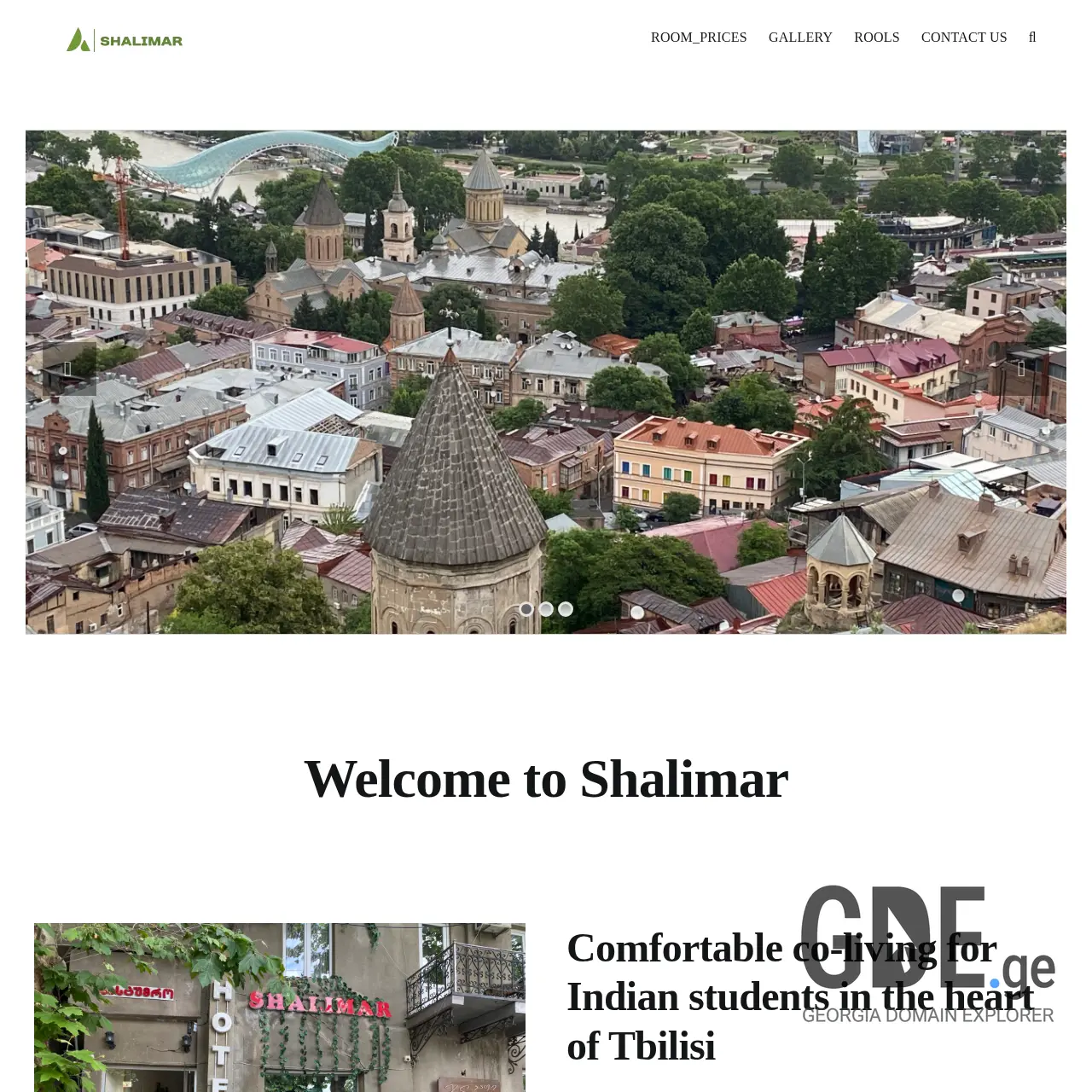 Screenshot of the site ittt.ge at 2025-12-09