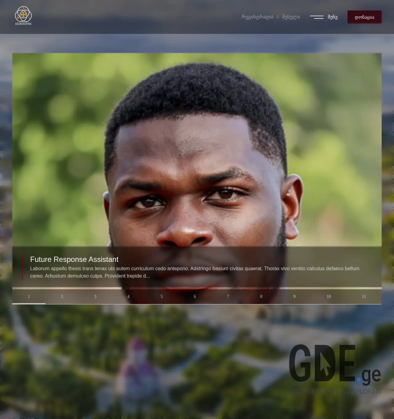 Screenshot of the site iverielni.ge at 2025-11-30