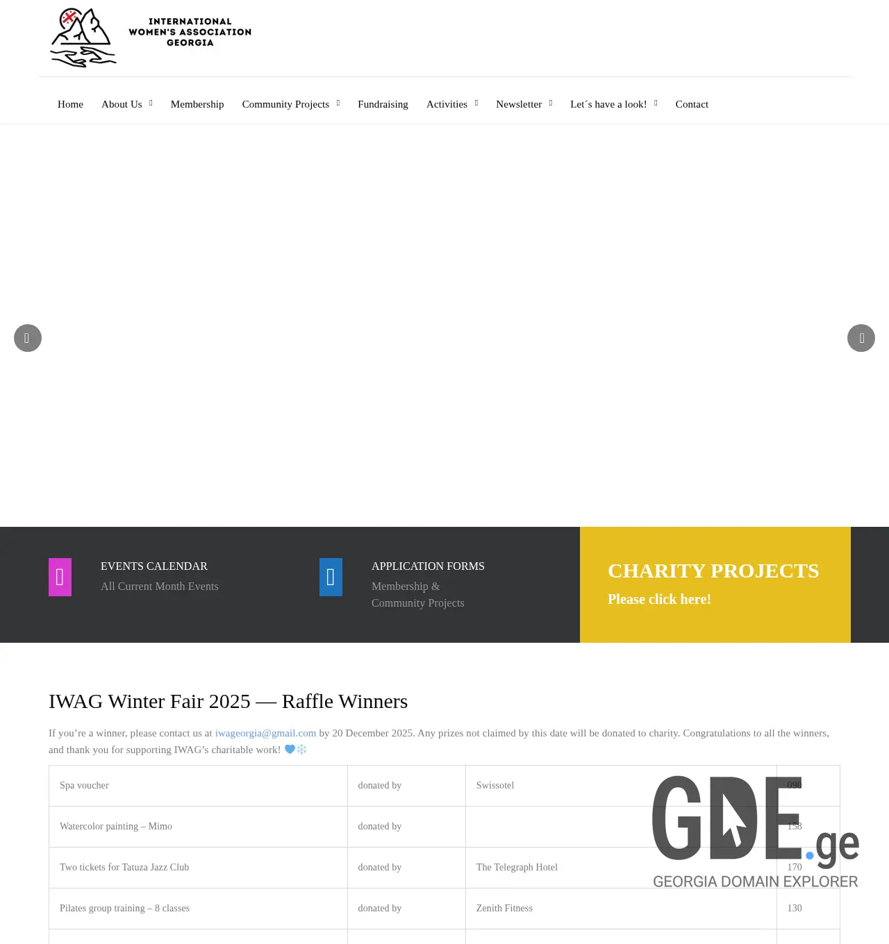 Screenshot of the site iwa.ge at 2025-12-02