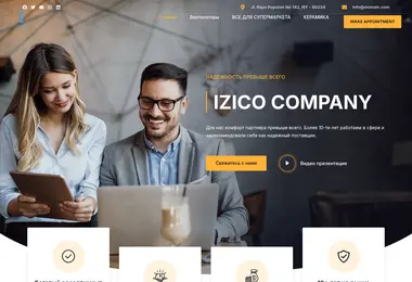 Screenshot of izico.ge
