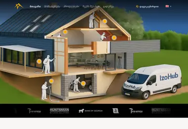 Скриншот izohub.ge