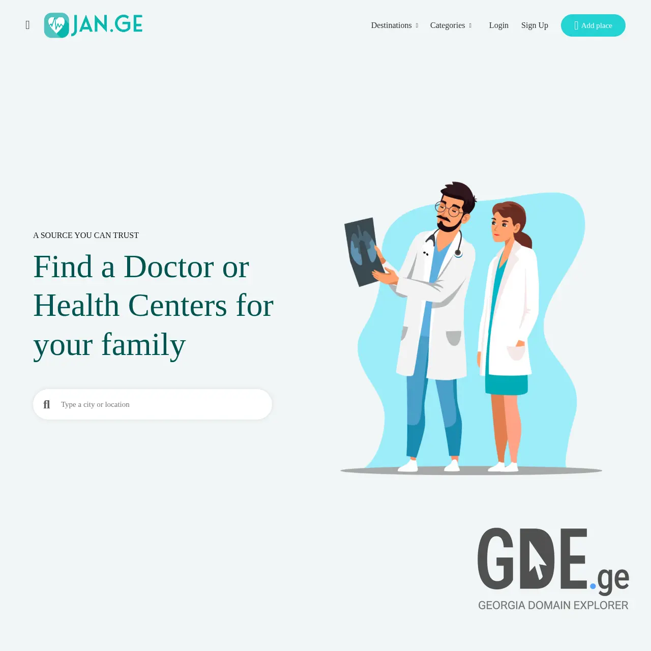 Screenshot of the site jan.ge at 2026-01-14