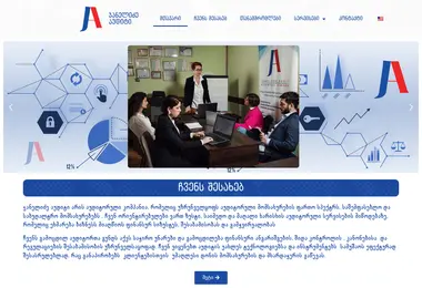 Screenshot of janelidzeaudit.ge