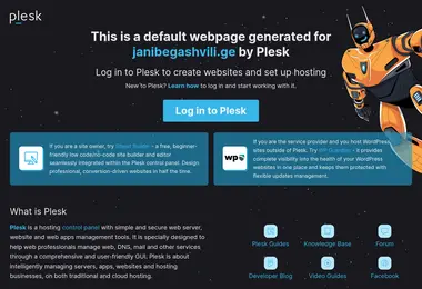 Скриншот janibegashvili.ge