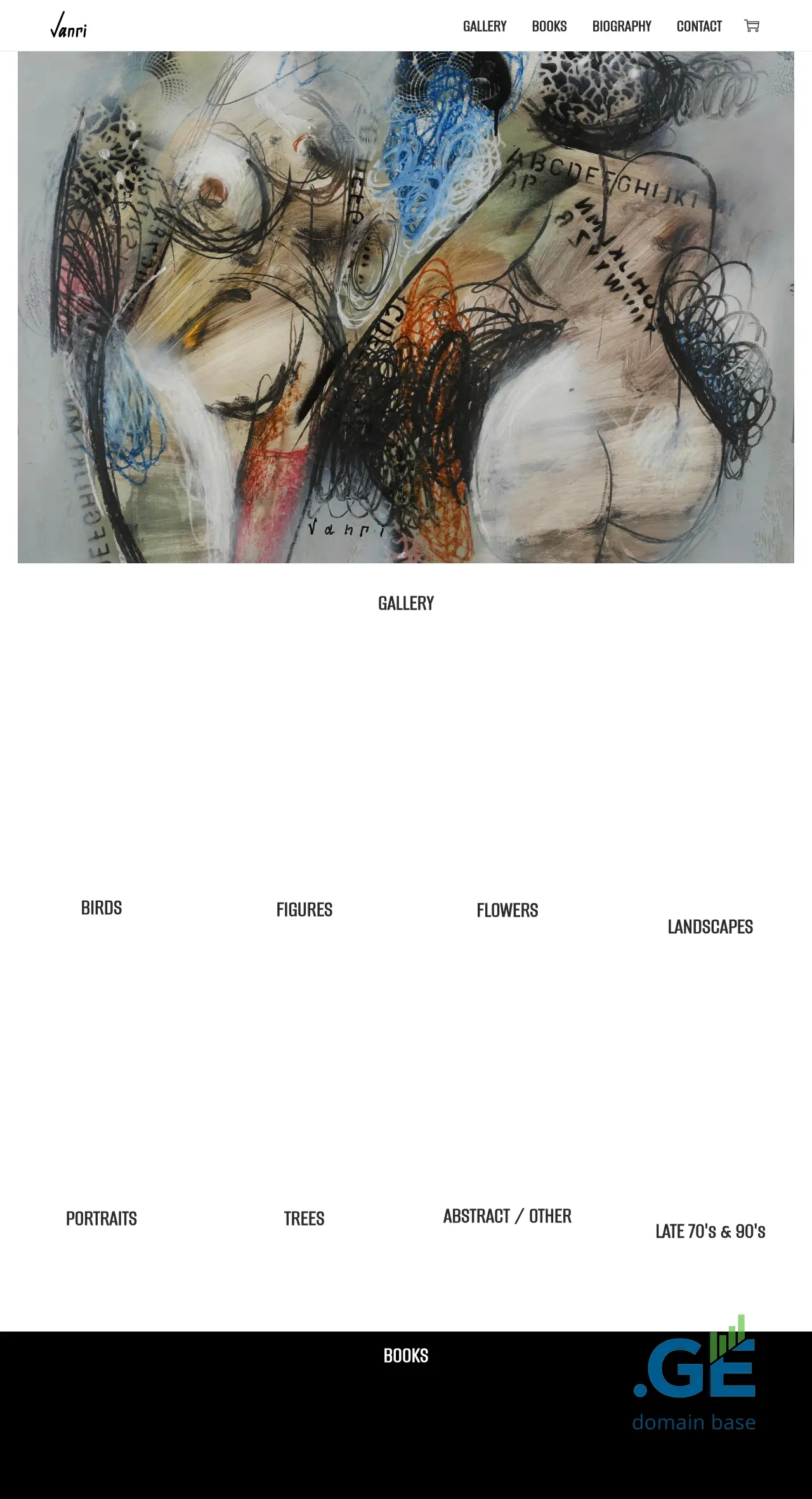 Screenshot of the site janri.ge