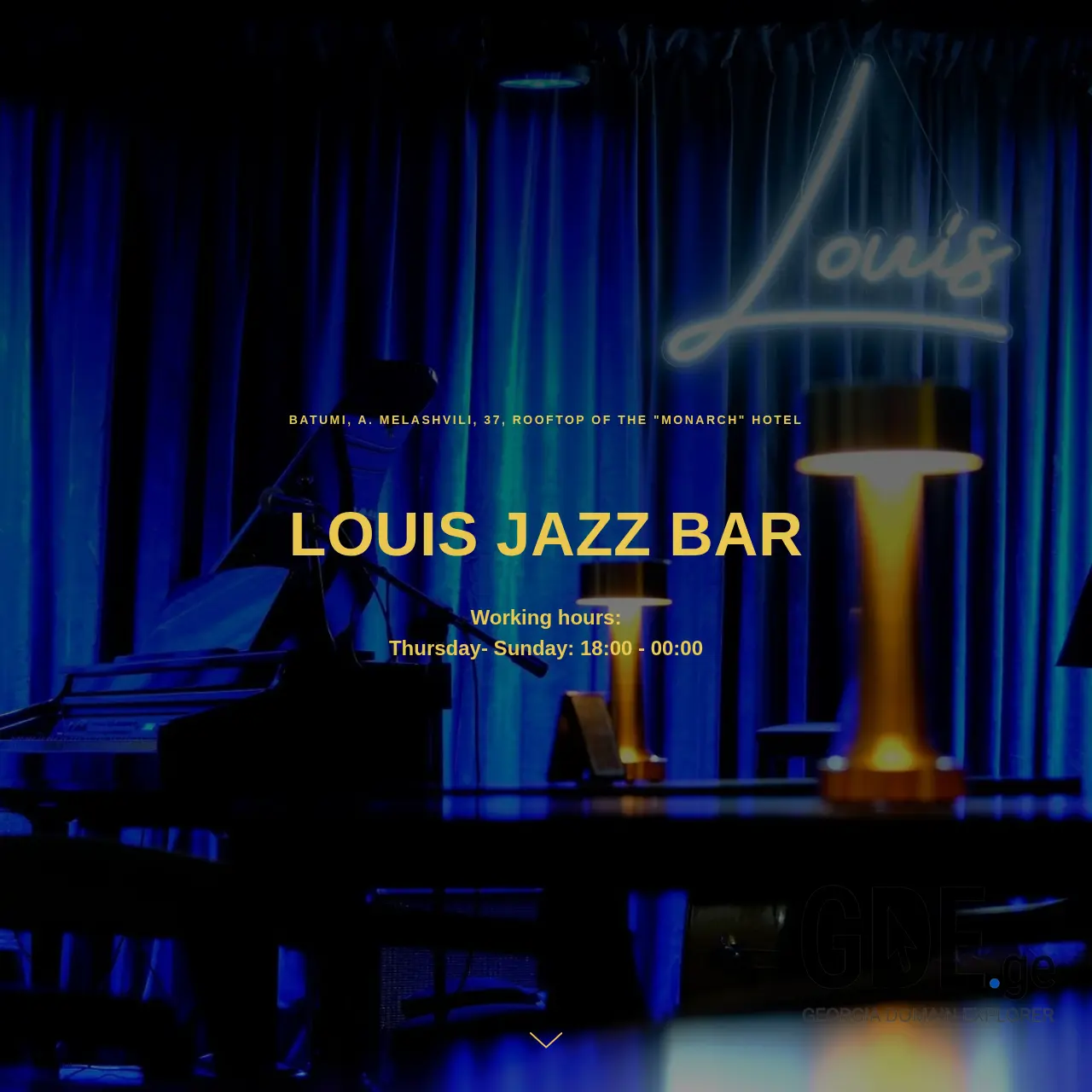 Screenshot of the site jazzbar.ge at 2025-12-09