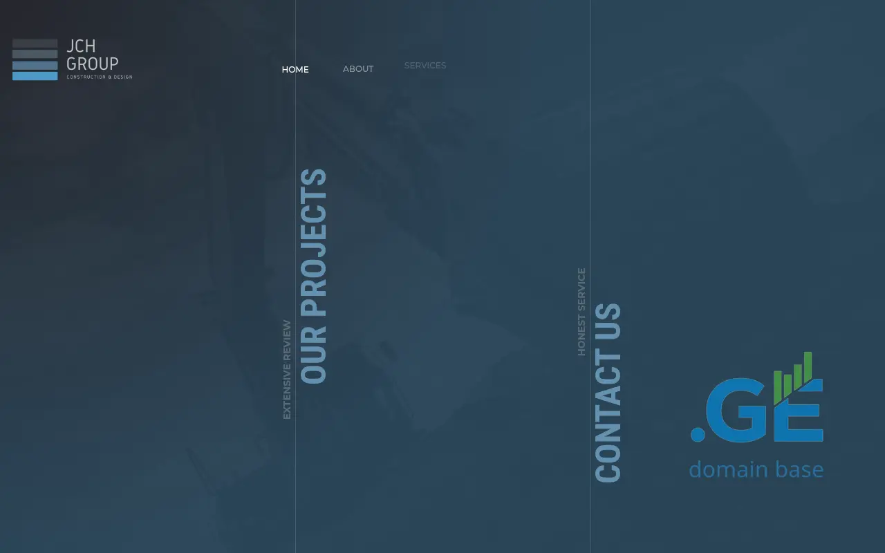 Screenshot of the site jchgroup.ge