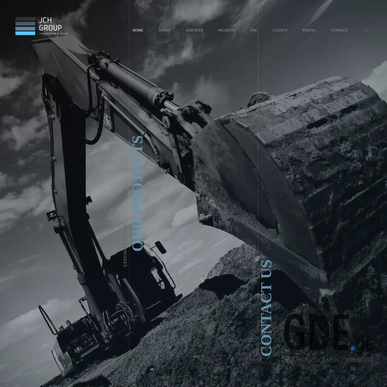 Screenshot of the site jchgroup.ge at 2025-12-09