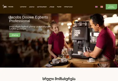 Screenshot of jdeprofessional.ge