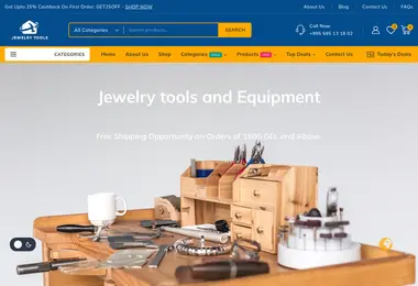 Скриншот jewelrytools.ge
