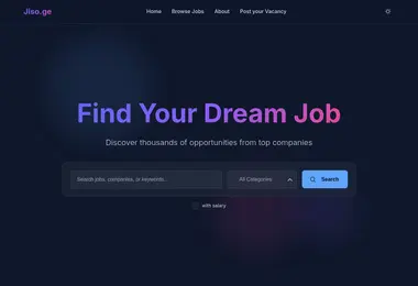 Screenshot of jiso.ge