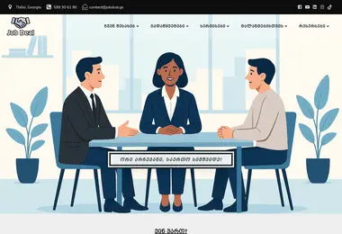 Screenshot of jobdeal.ge