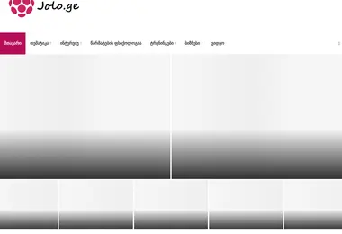 Screenshot of jolo.ge