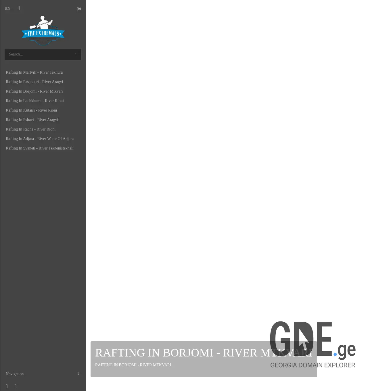 Screenshot of the site jomardoba.ge at 2025-12-02