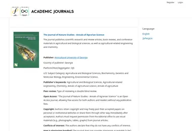 Screenshot of journals.org.ge