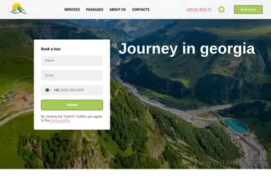 Screenshot of journeyingeorgia.ge