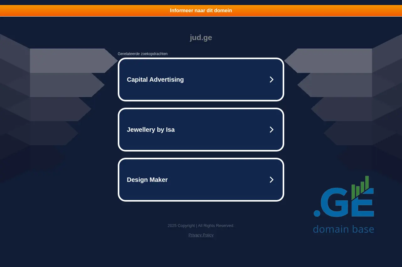 Screenshot of the site jud.ge